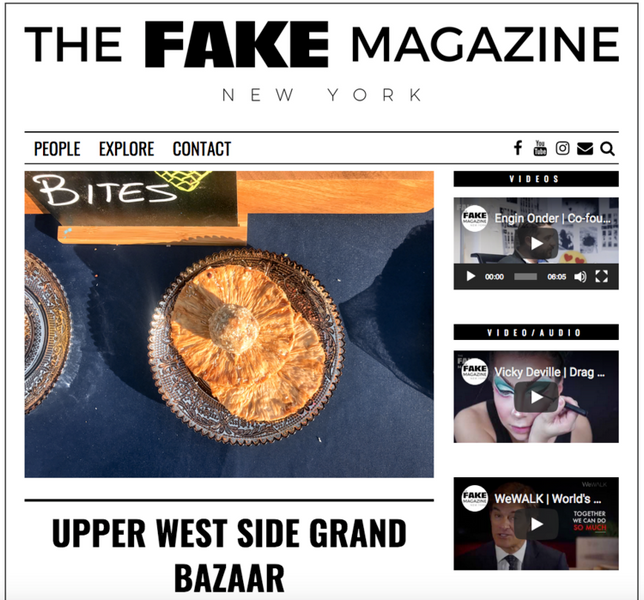 THE FAKE MAGAZINE: UPPER WEST SIDE GRAND BAZAAR FEATURING GWELL