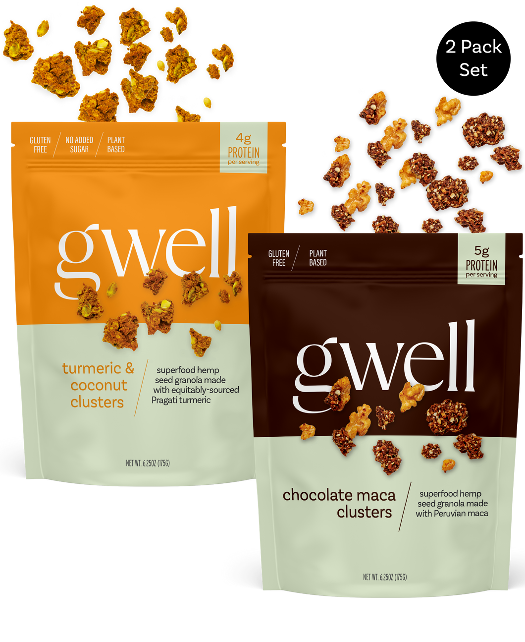 Gwellnola Gluten Free Granola Clusters Assorted Multipack