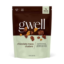 Load image into Gallery viewer, Gwellnola Chocolate Maca Gluten Free Granola Clusters
