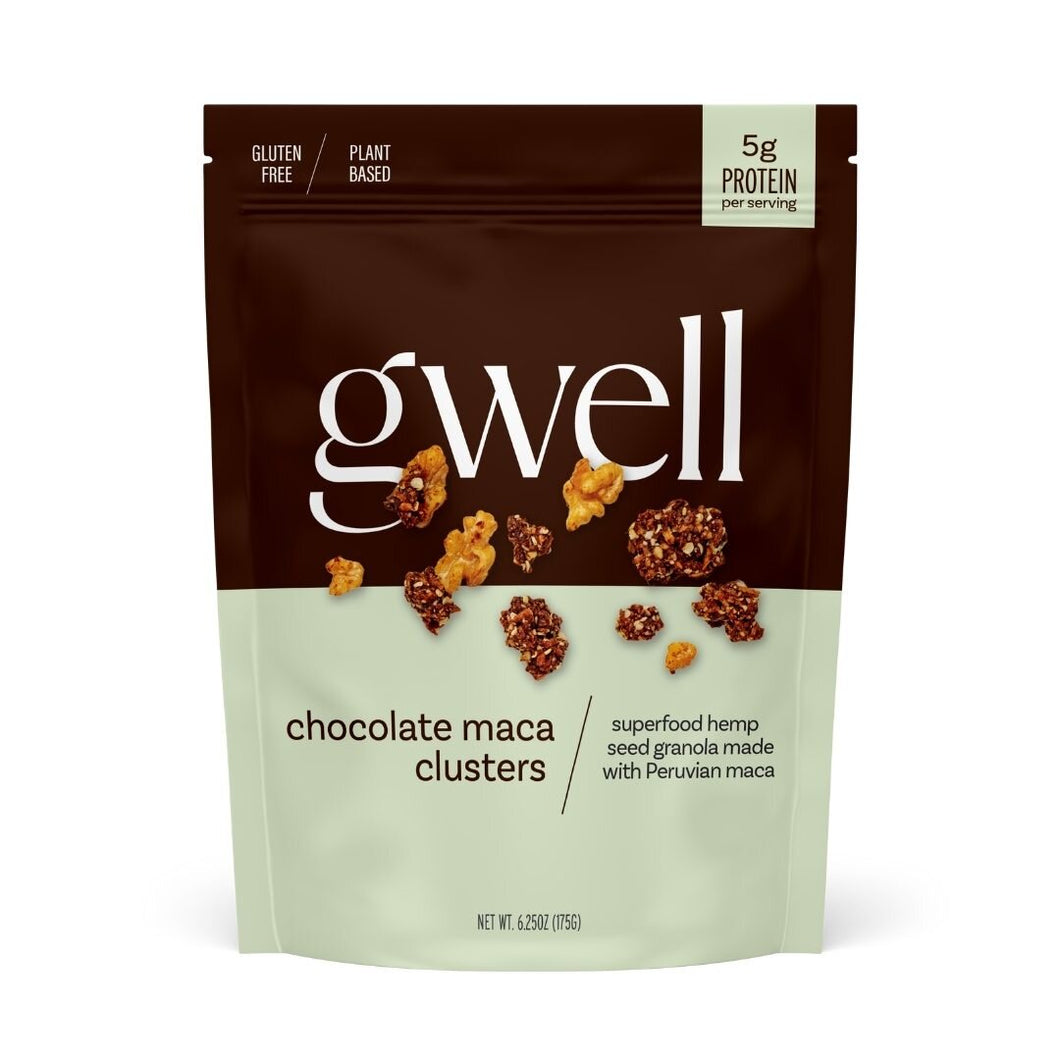 Gwellnola Chocolate Maca Gluten Free Granola Clusters