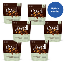 Load image into Gallery viewer, Gwellnola Chocolate Maca Gluten Free Granola Clusters
