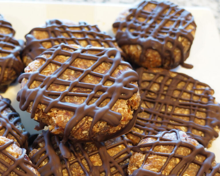 Maca Samoas – Vegan Girl Scout Cookies with Adult Benefits